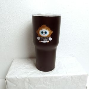 Black Stainless Steel Tumbler It's Cool be kind 24 Oz Hand Wash Only